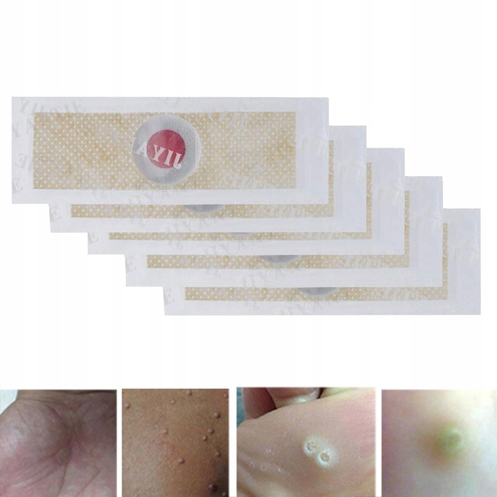 42 SZT. PLASTRY DO USUWANIA BRODAWEK ZESTAW DO BRODAWEK