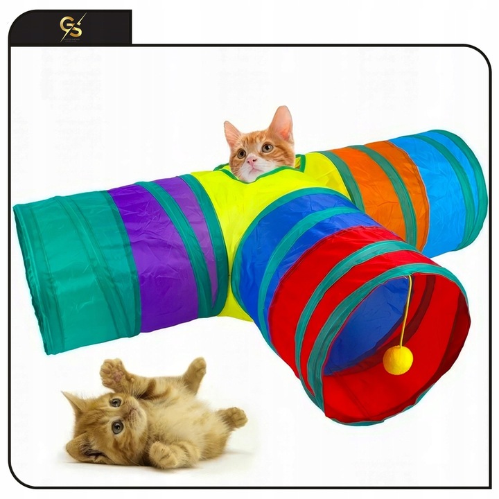 Zestaw Zabawki Dla Kota Mysz Wędka Piłki Duży Domek Tunel dla Kota 20 el XL