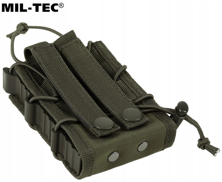 ŁADOWNICA NA MAGAZYNEK pojedyncza Mil-Tec FLEX AK M4 AR15 Beryl Grot OLIVE