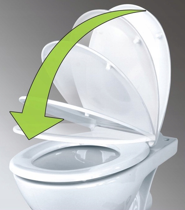 DESKA WC WOLNOOPADAJĄCA SEDESOWA TWARDA WYPINANA