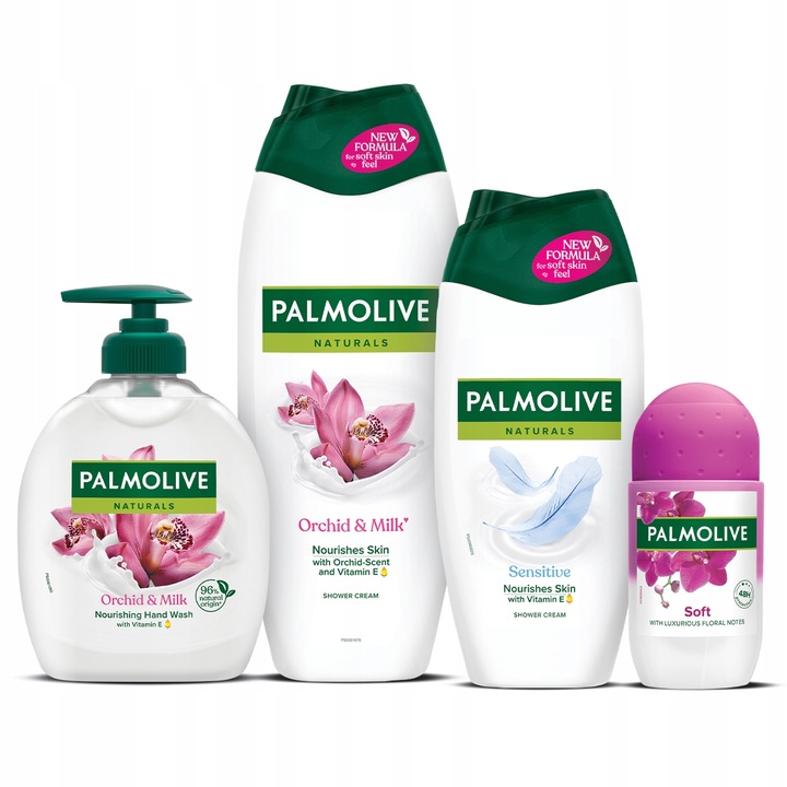 Palmolive Orchidea zestaw świąteczny (kosmetyczka+4 produkty pielęgnacyjne)
