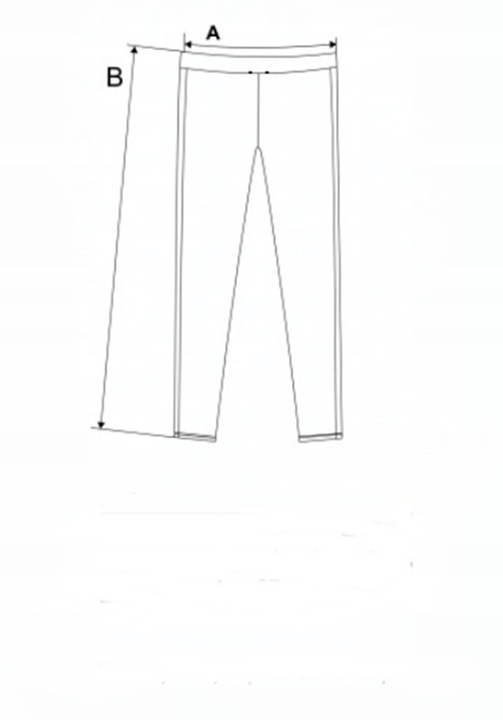 Legginsy z Lampasem Czarne Wysoki Stan Kryjące Miękkie Wygodne MORAJ