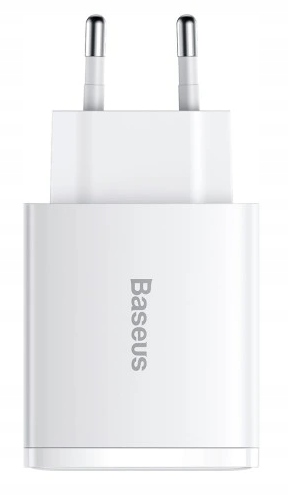 BASEUS SZYBKA ŁADOWARKA SIECIOWA 3xUSB USB-C 30W ZASILACZ DO TELEFONU AFC