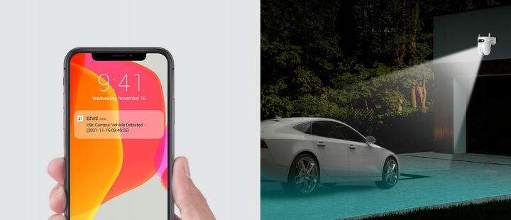 Kamera Obrotowa WiFi 2 x 5Mpx Dual LENS H9C 5MP+5MP EZVIZ 2w1 Autotracking