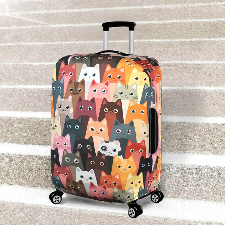 Pokrowiec Na Walizkę Podróżną Ochronny Etui Rozmiar M Bagaż 62x43x27cm