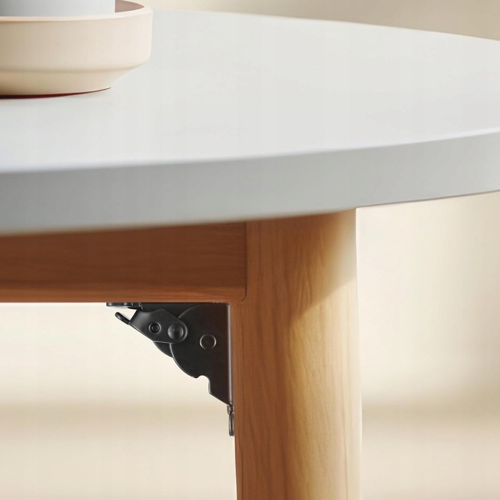 4x SKŁADANY ZAWIAS DO NÓG STOŁU 90° WSPORNIK PODTRZYMUJĄCY