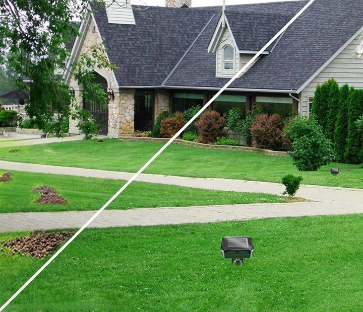 4X SILNY ODSTRASZACZ KRETÓW SOLARNY NA KRETY MOCNY