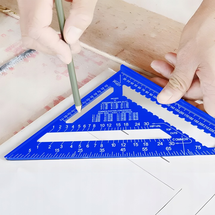 KĄTOWNIK STOLARSKI CIESIELSKI ALUMINIOWY 12" 30x30 PRZYMIAR BUDOWLANY