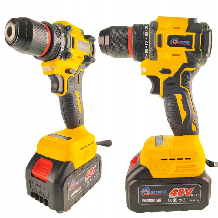 Zestaw narzędzi akumulatorowych 3W1 6Ah WKRĘTARKA SZLIFIERKA KLUCZ 48V