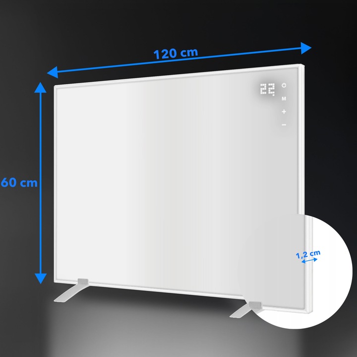 Grzejnik promiennik na podczerwień panel elektryczny EBERG 720W IR WiFi ECO