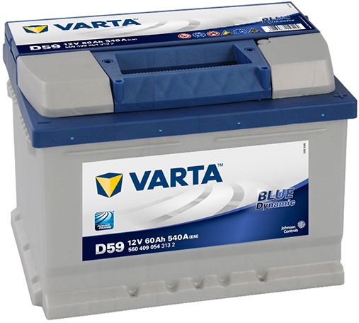 AKUMULATOR SAMOCHODOWY VARTA BLUE DYNAMIC 60AH 540A 12V D59