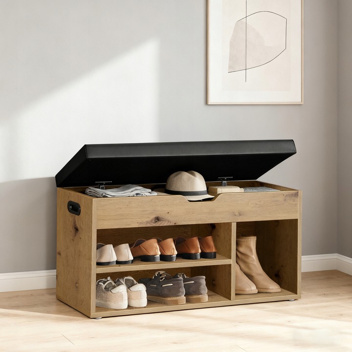 Szafka na buty obuwie artisan z szufladą siedziskiem pojemnikiem