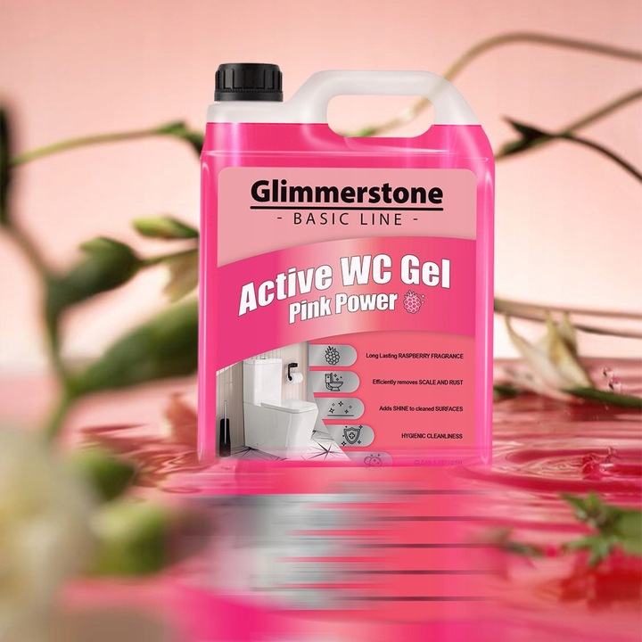 ŻEL PŁYN DO CZYSZCZENIA WC TOALETY SANITARIATÓW TOALET BEZ KAMIENIA 5L