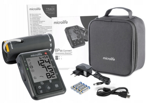 Microlife Ciśnieniomierz Automatyczny Naramienny BP B6 Bluetooth+Zasilacz