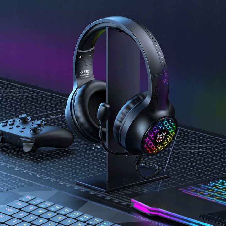 ONIKUMA ZESTAW GAMINGOWY KLAWIATURA MYSZ SŁUCHAWKI STOJAK NA SŁUCHAWKI