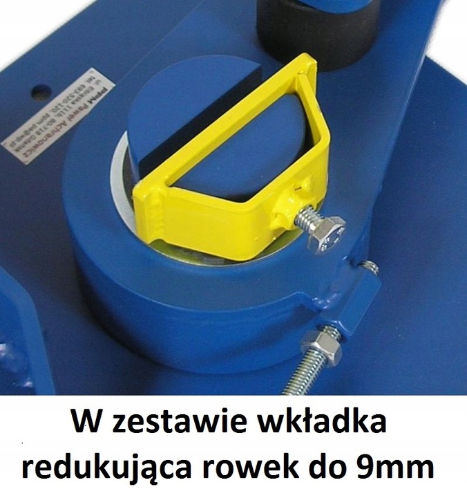 Giętarka HARTOWANA z ŁOŻYSKIEM do prętów 6-16 drutu zbrojenia strzemion GP5