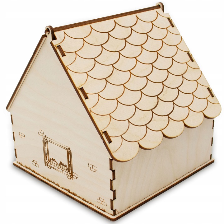 SŁODKA CHATKA PREZENT DLA NA DZIEŃ BABCI I DZIADKA domek na cukierki GRAWER