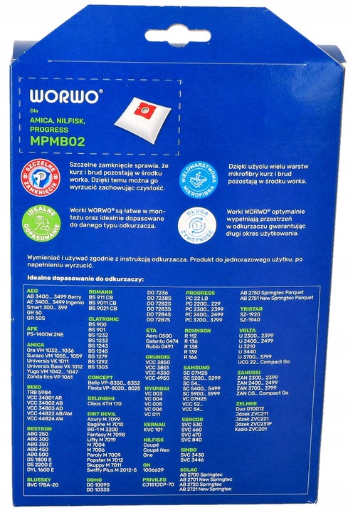 12 x WORKI DO AMICA ORA YUGO SURAZO + HEPA