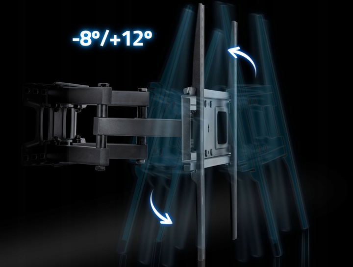 UCHWYT ŚCIENNY DO TELEWIZORA TV 23-60 cali wieszak obrotowy MEGA MOCNY