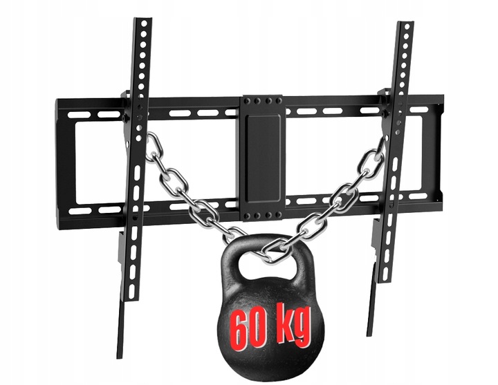UCHWYT DO TELEWIZORA SLIM UNIWERSALNY 32-85 CALI SOLIDNY REGULOWANY