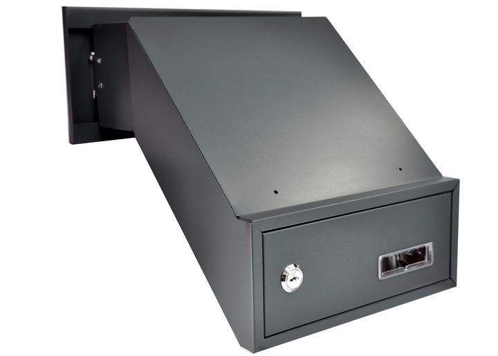 SKRZYNKA NA LISTY PRZELOTOWA DO MURU DWUSTRONNA REGULACJA WMUROWANIA +