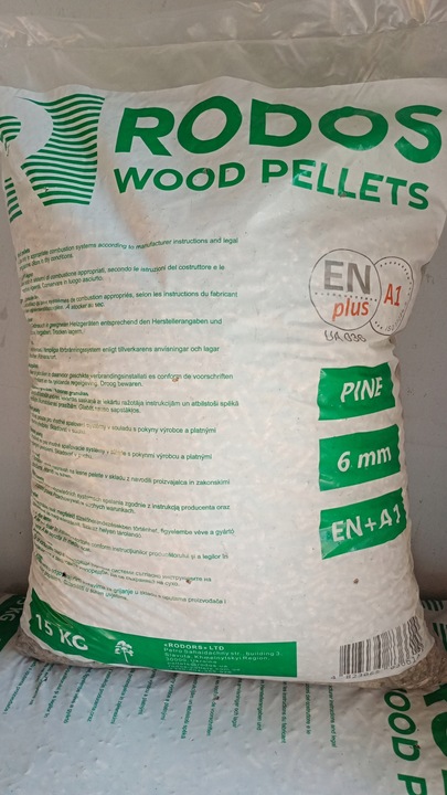 Pellet Rodos EN Plus pellet sosnowy worek 15kg