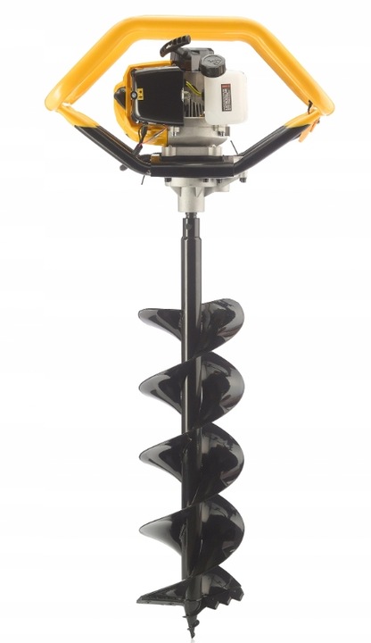 WIERTNICA SPALINOWA glebowa świder HEXAGON + 3 x wiertło GRYZZLY PRO