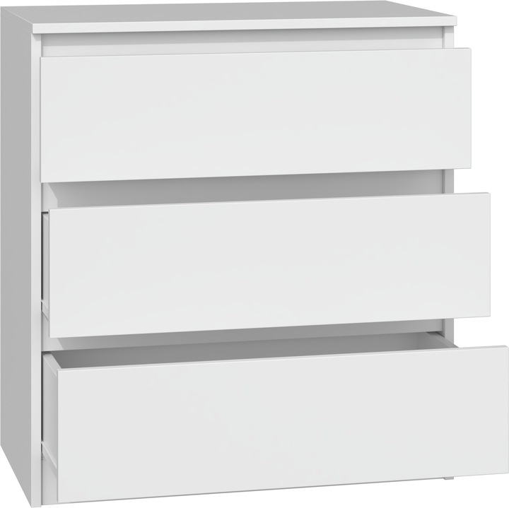 KOMODA SZAFKA 3 SZUFLADY MALWA M3 BIAŁA