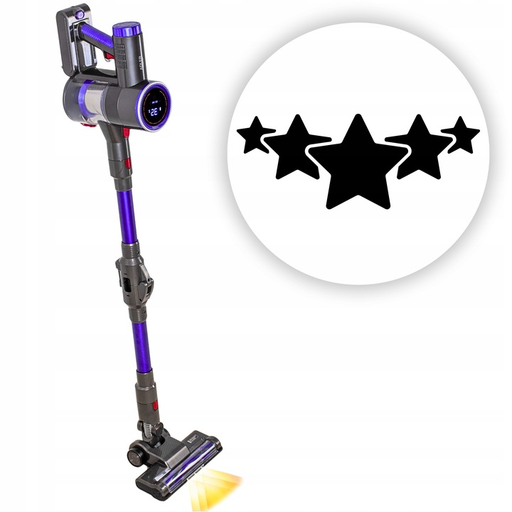 ODKURZACZ BEZPRZEWODOWY PIONOWY BEZWORKOWY MOCNY RĘCZNY