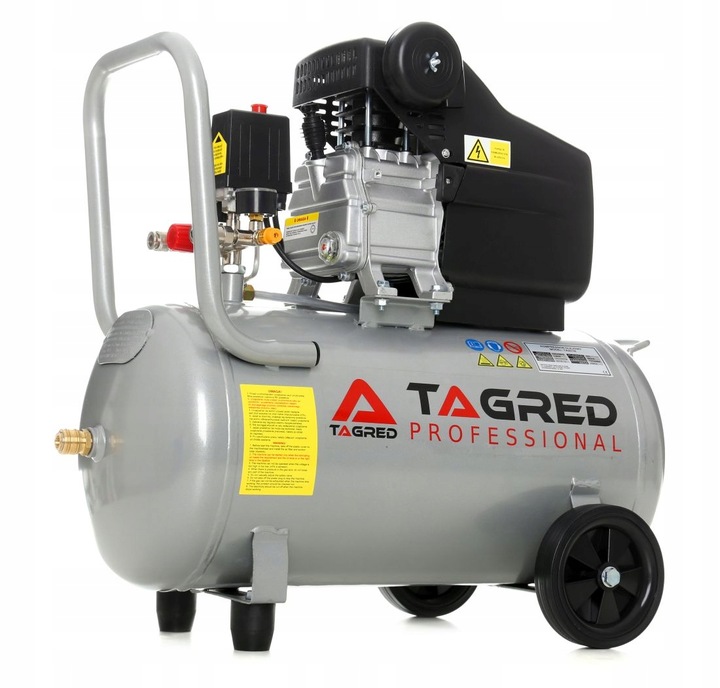 KOMPRESOR OLEJOWY SPRĘŻARKA 50L GRATIS ZESTAW 6w1