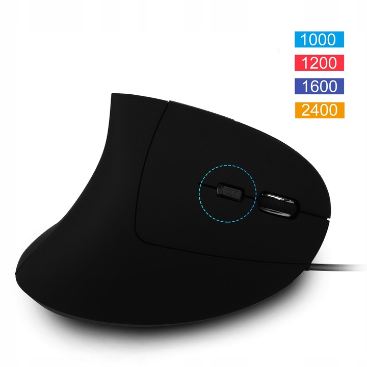 Myszka wertykalna RENEW FORCE pionowa MYSZ ergonomiczna przewodowa CICHA