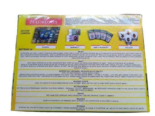 GRA PLANSZOWA ŻULOBIZNES Z KIELISZKAMI TOWARZYSKA