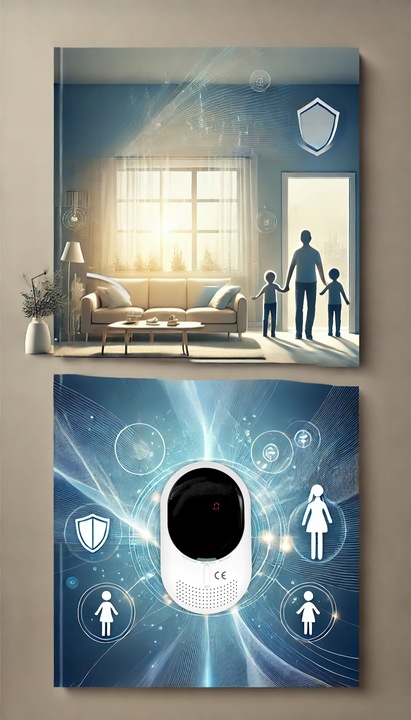 Czujnik Czadu Gazu Ziemnego Detektor Tlenku Węgla CERTYFIKOWANY 85dB LCD