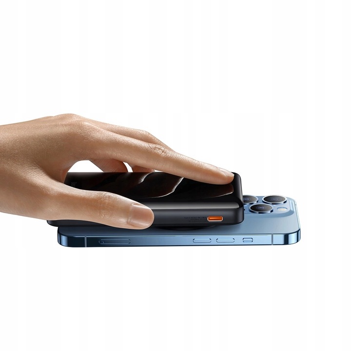 Baseus Magnetic Bracket powerbank z bezprzewodowym ładowaniem MagSafe 10000