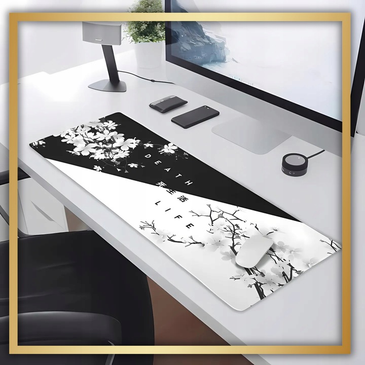 PODKŁADKA POD MYSZ MYSZKĘ I KLAWIATURĘ DUŻA GAMINGOWA 90X40CM NA BIURKO XXL