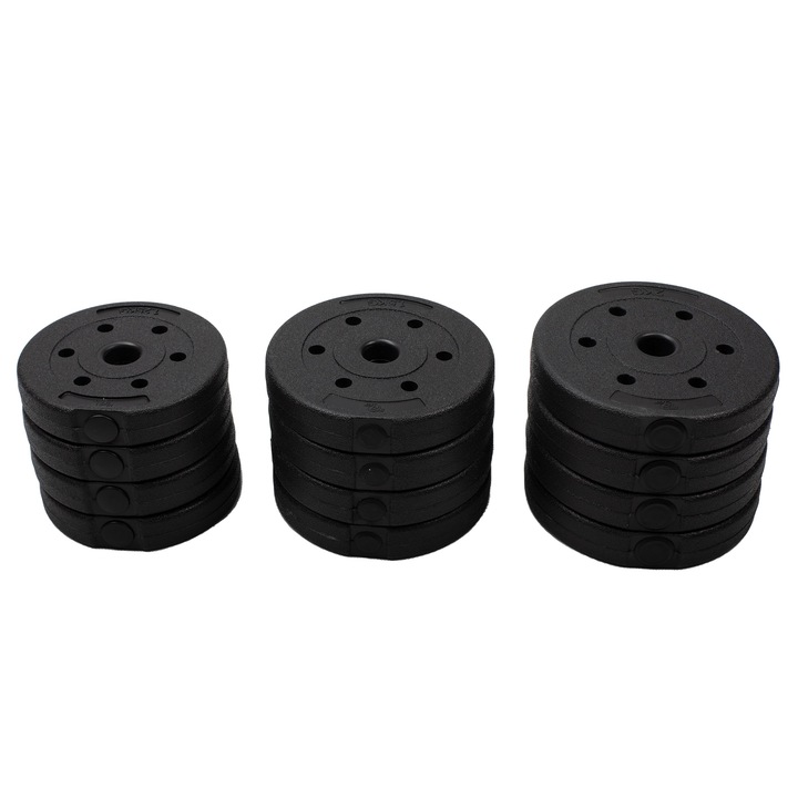 Hantle 20kg 2x10kg + SZTANGA GRYFY ZESTAW CIĘŻARKÓW DO ĆWICZEŃ REGULOWANE