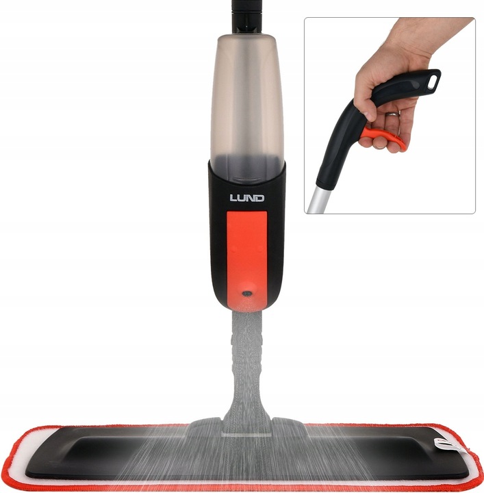 MOP ZE SPRYSKIWACZEM PŁASKI 2x MIKROFIBRA SKŁADANY