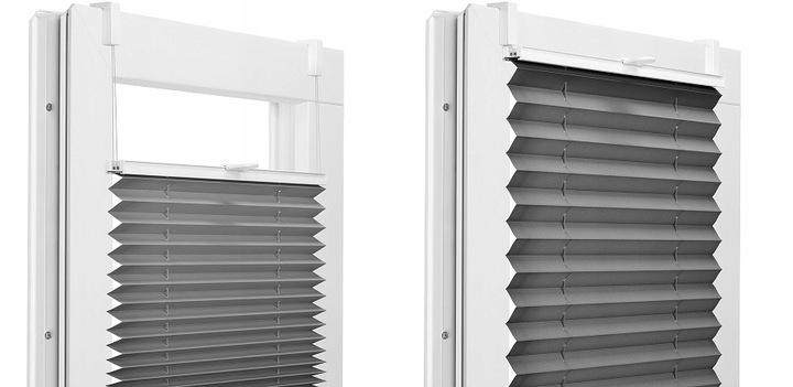 NOWOCZESNA ROLETA PLISOWANA 55x150 cm BEZINWAZYJNA