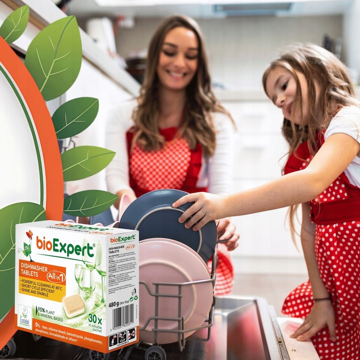 Tabletki do zmywarki ekologiczne Krystaliczny Blask ALL IN1 30szt BIOEXPERT