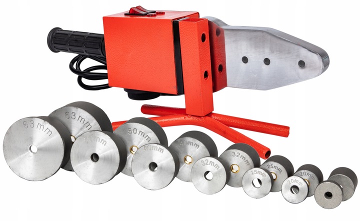 ZGRZEWARKA POLIFUZYJNA ZGRZEWARKI DO ZGRZEWANIA RUR PP MATRYCE 16-63