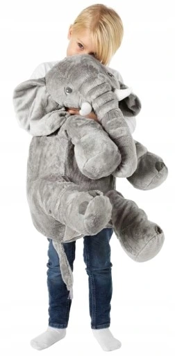SŁOŃ PLUSZOWY PRZYTULANKA DUŻY PLUSZAK SŁONIK MIŚ