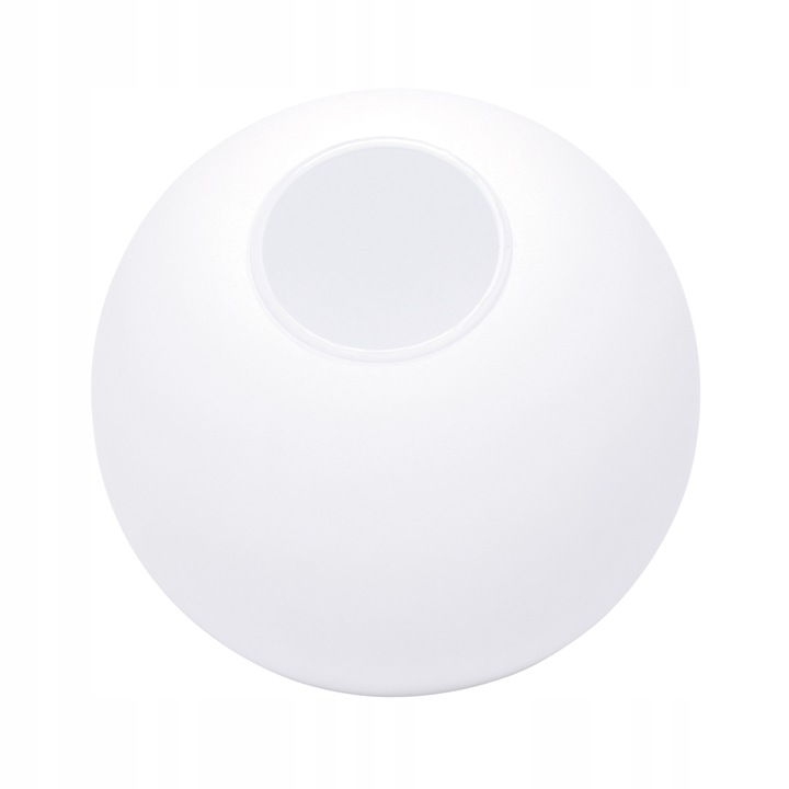 Klosz SZKLANY do lamp na E27 KULA szklana pełna biała 14cm