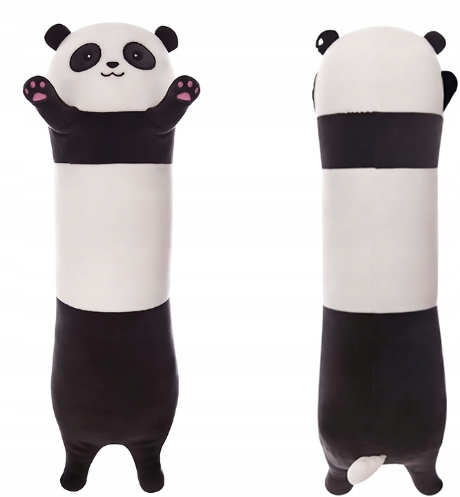 MASKOTKA PLUSZAK PODUSZKA 90 cm DŁUGA PANDA MIŚ