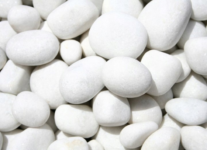 OTOCZAK BIAŁY KAMIEŃ THASSOS BIAŁE OTOCZAKI do OGRÓDU i DONICZEK 10 KG