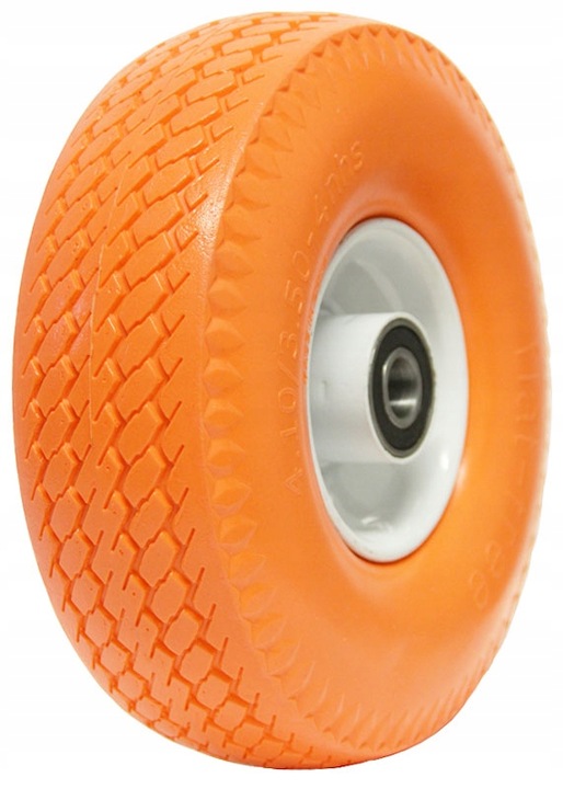 KOŁO do wózka 4.10 3.50-4 350x4 PEŁNE PU fi 20 mm