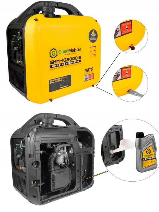 AGREGAT PRĄDOTWÓRCZY INWERTOROWY Cichy Miedź AVR GMM-IG2000iS 2000W