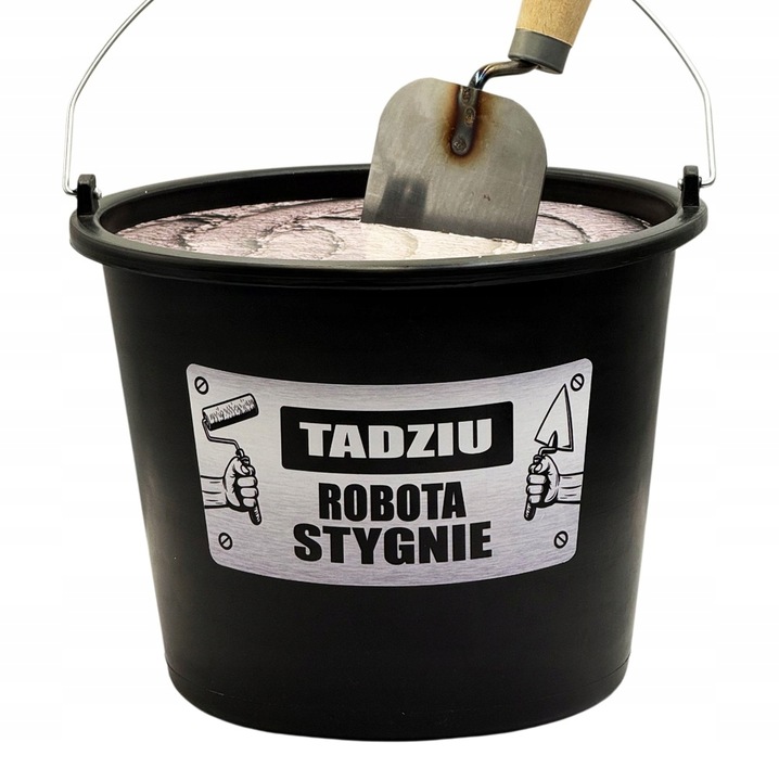 WIADRO MAJSTRA prezent dla budowlańca murarza na 18-99 urodziny faceta