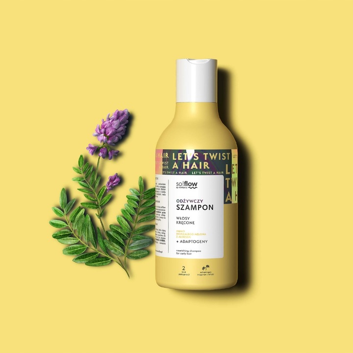 Rewitalizująca maska do włosów farbowanych z adaptogenami so!flow 400 ml