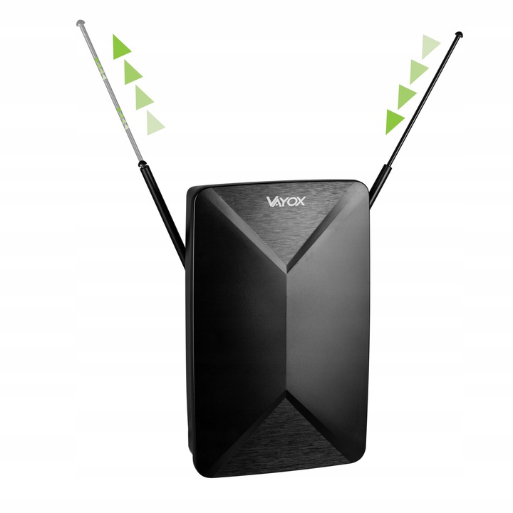 ANTENA AKTYWNA POKOJOWA WEWNĘTRZNA ZEWNĘTRZNA DVB-T2 TV NAZIEMNEJ 4K VAYOX