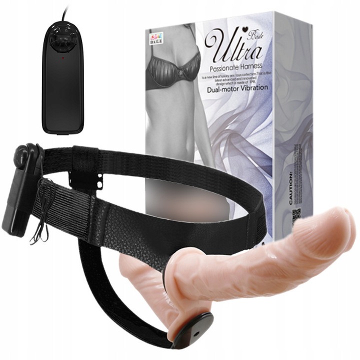 Sex Penis Strap-On z Wibracjami Pegging dla Par